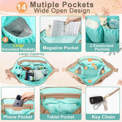 Diaper Bag Tote Convertible Diaper Bag Backpack Tote Leather