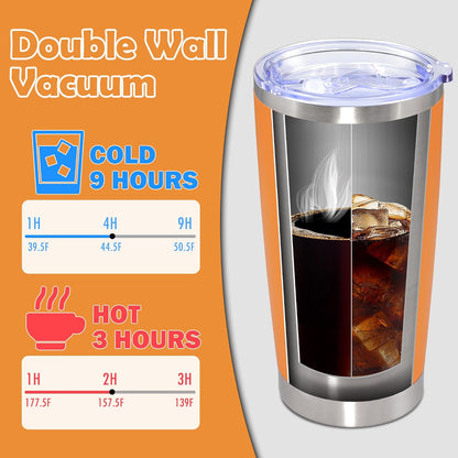 20oz Tumbler Stainless Steel Tumbler Coffee Tumbler with Lid SS, 4P | Vacuum Insulated Double Wall Travel Mug, Durable Powder Coated Coffee Mug, For Hot & Cold Drinks