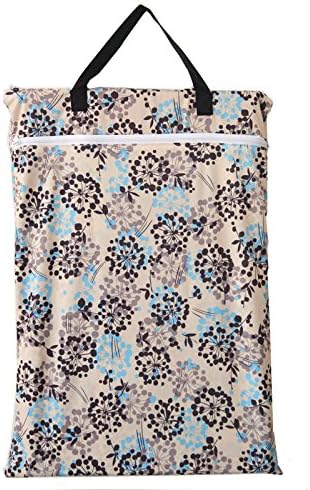 2 Pack Large Hanging Wet Bags Laundry Pail Bags Cloth Diapers Reusable