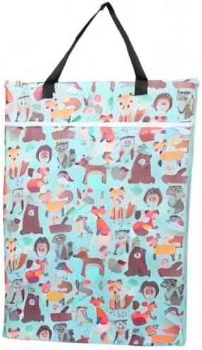 2 Pack Large Hanging Wet Bags Laundry Pail Bags Cloth Diapers Reusable