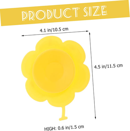 Non-Slip Bowl Suction Cup Mat Portable Silicone Placemat for Secure Bowl Holder Preventing Drops Convenient Feeding Tableware Pad for Dining