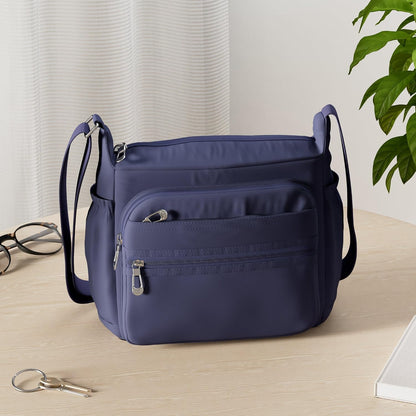 Crossbody Bag for Women Waterproof Shoulder Bag Multi Pockets Nylon Purse