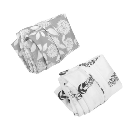 ALVA 2pcs Cloth Diaper Wet Dry Bags Waterproof Reusable with Two Zippered Pockets Travel Beach Pool Daycare Soiled Baby Items Yoga Gym Bag for Swimsuits or Wet Clothes 2LM05 - Colors A
