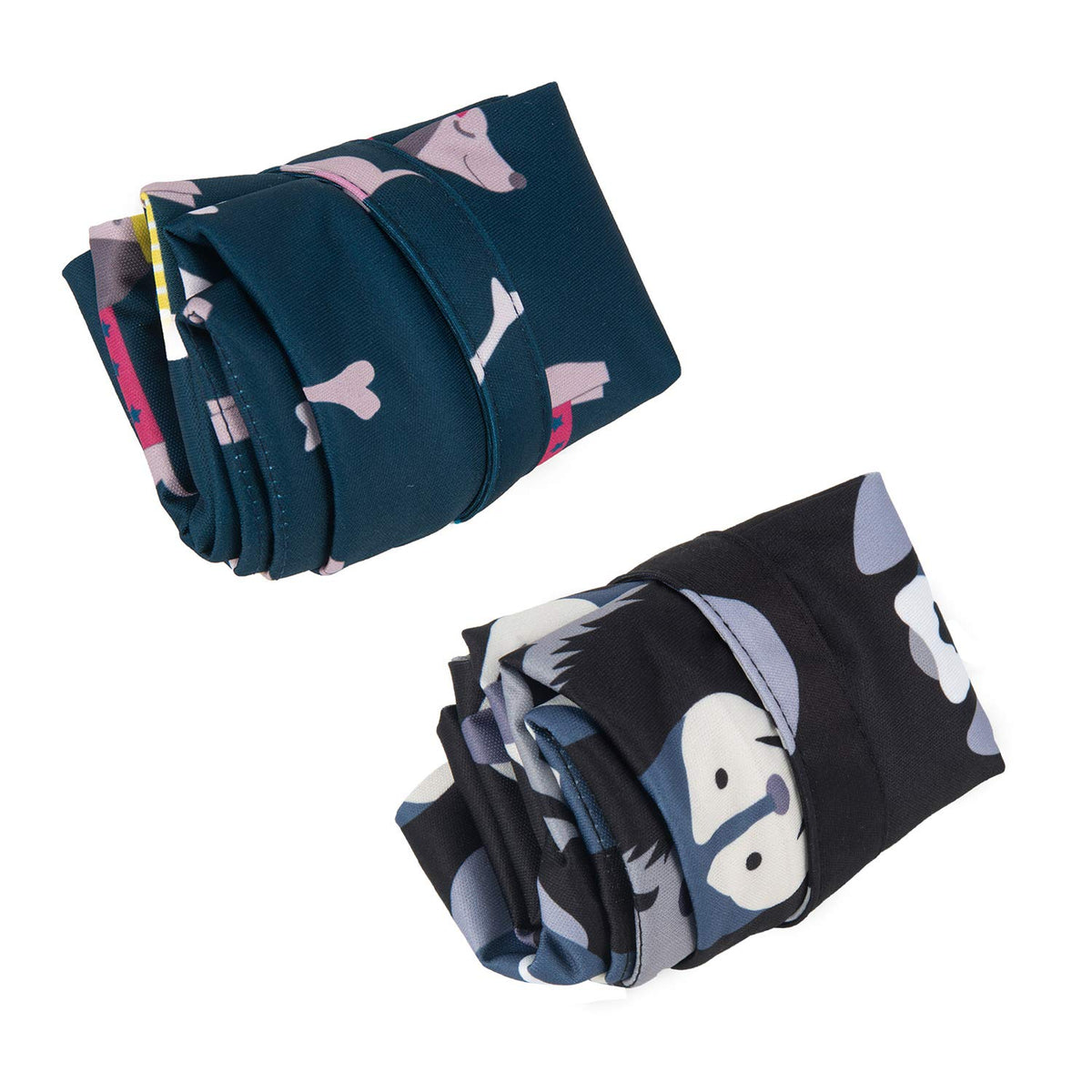 ALVA 2pcs Cloth Diaper Wet Dry Bags Waterproof Reusable with Two Zippered Pockets Travel Beach Pool Daycare Soiled Baby Items Yoga Gym Bag for Swimsuits or Wet Clothes 2LM05 - Colors A