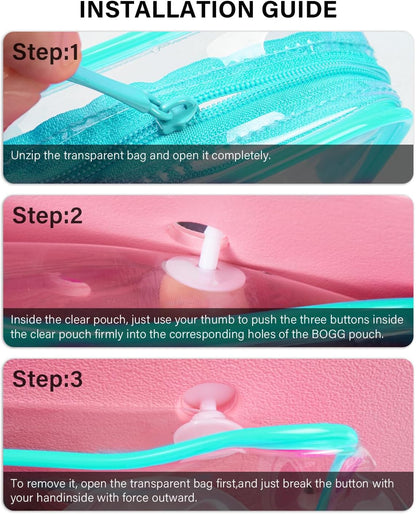 Small Clear Toiletry Bag, 4 Packs TSA Approved Water resistant Quart Size Travel Organizer, Airport Airline Travel Essential Carry On Makeup Cosmetic Bags for Women (White, Pack of 4)