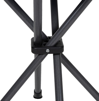 Apex Fold-Up Stool (G-140) - Black/Grey, Portable and Lightweight Stool for Camping, Fishing, Hiking, Backpacking and More - 300 lbs Weight Capacity