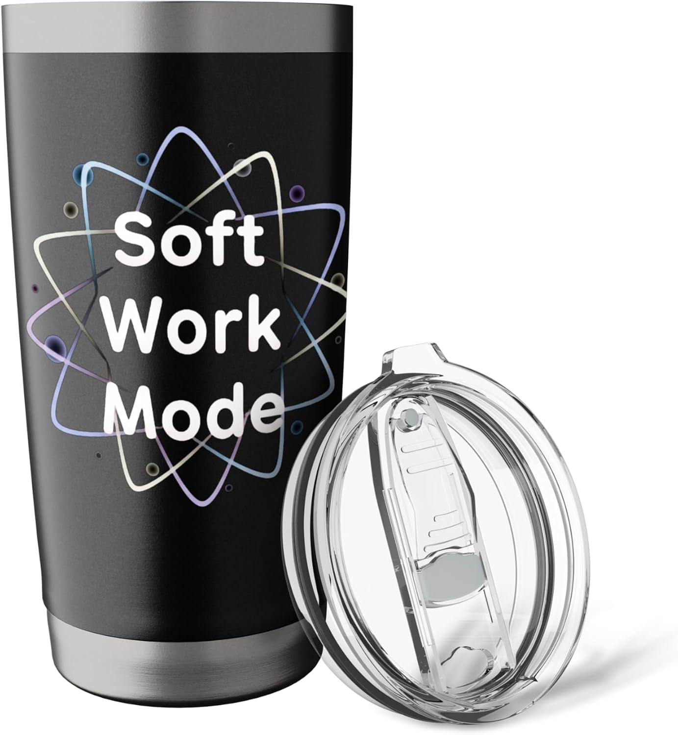 Soft Work Mode Aesthetic Productivity Minimalist Tee Stainless Steel Insulated Tumbler