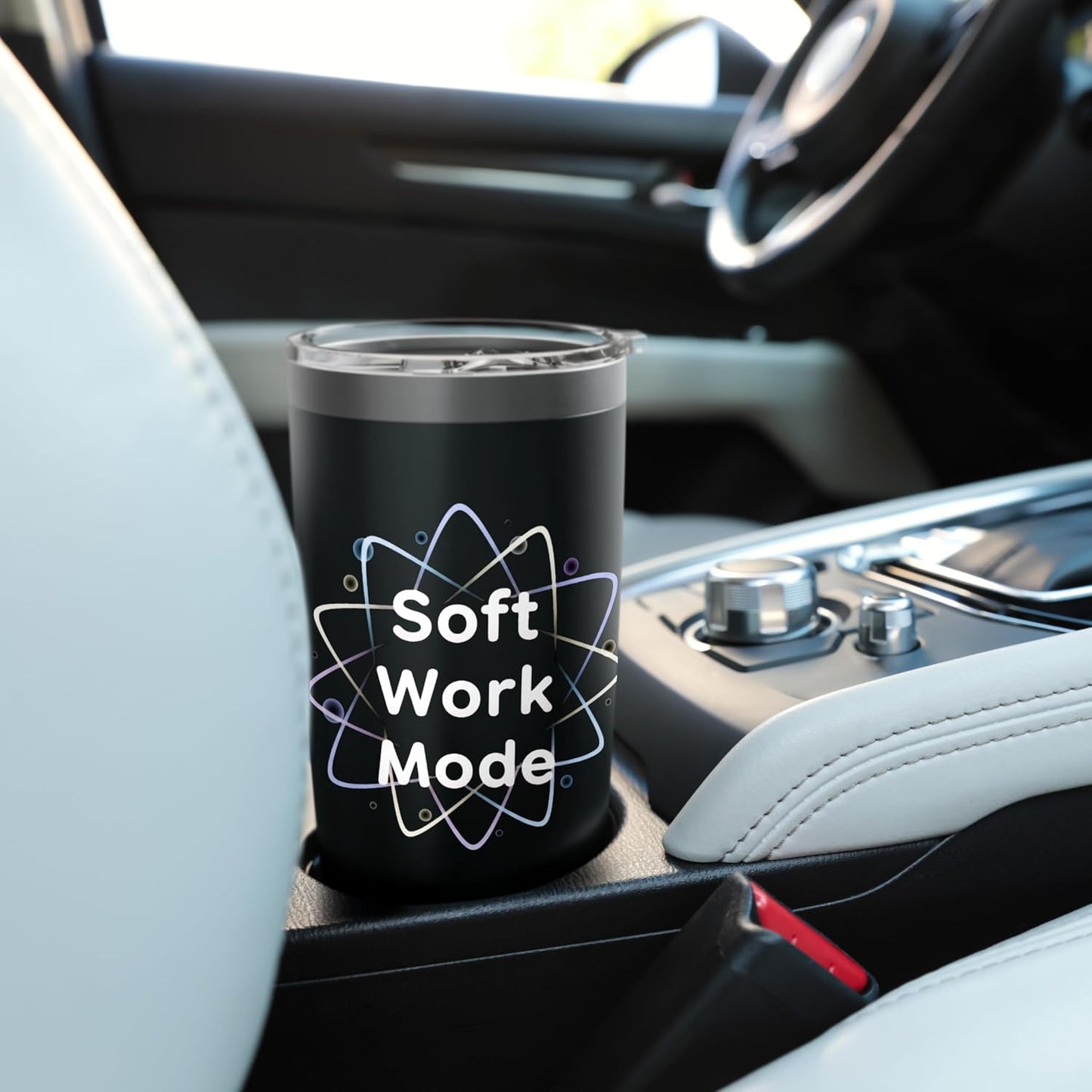 Soft Work Mode Aesthetic Productivity Minimalist Tee Stainless Steel Insulated Tumbler