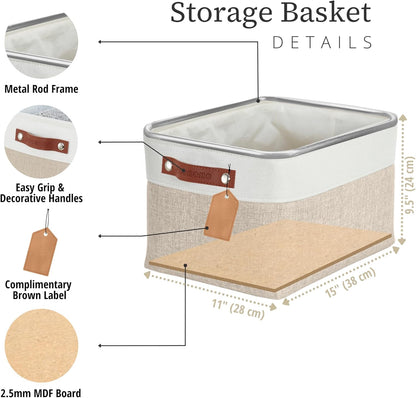 Small Storage Basket, Closet Storage Bins