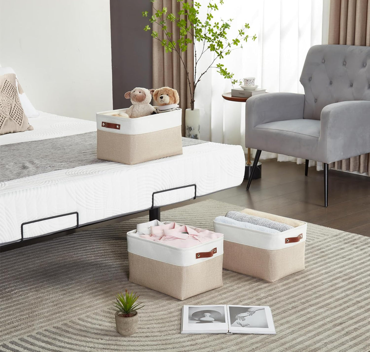Small Storage Basket, Closet Storage Bins
