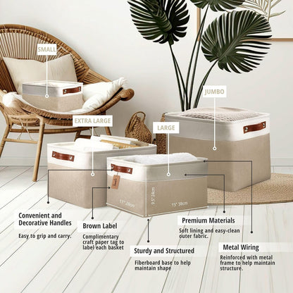 Small Storage Basket, Closet Storage Bins