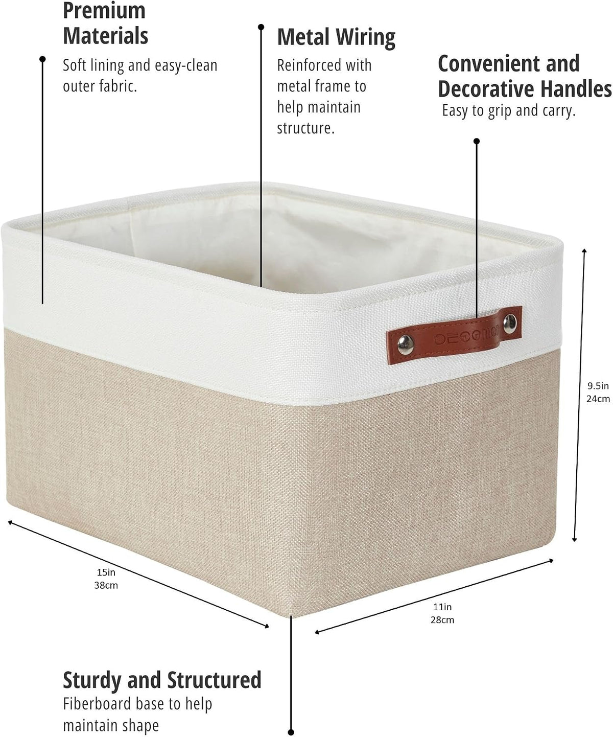 Small Storage Basket, Closet Storage Bins