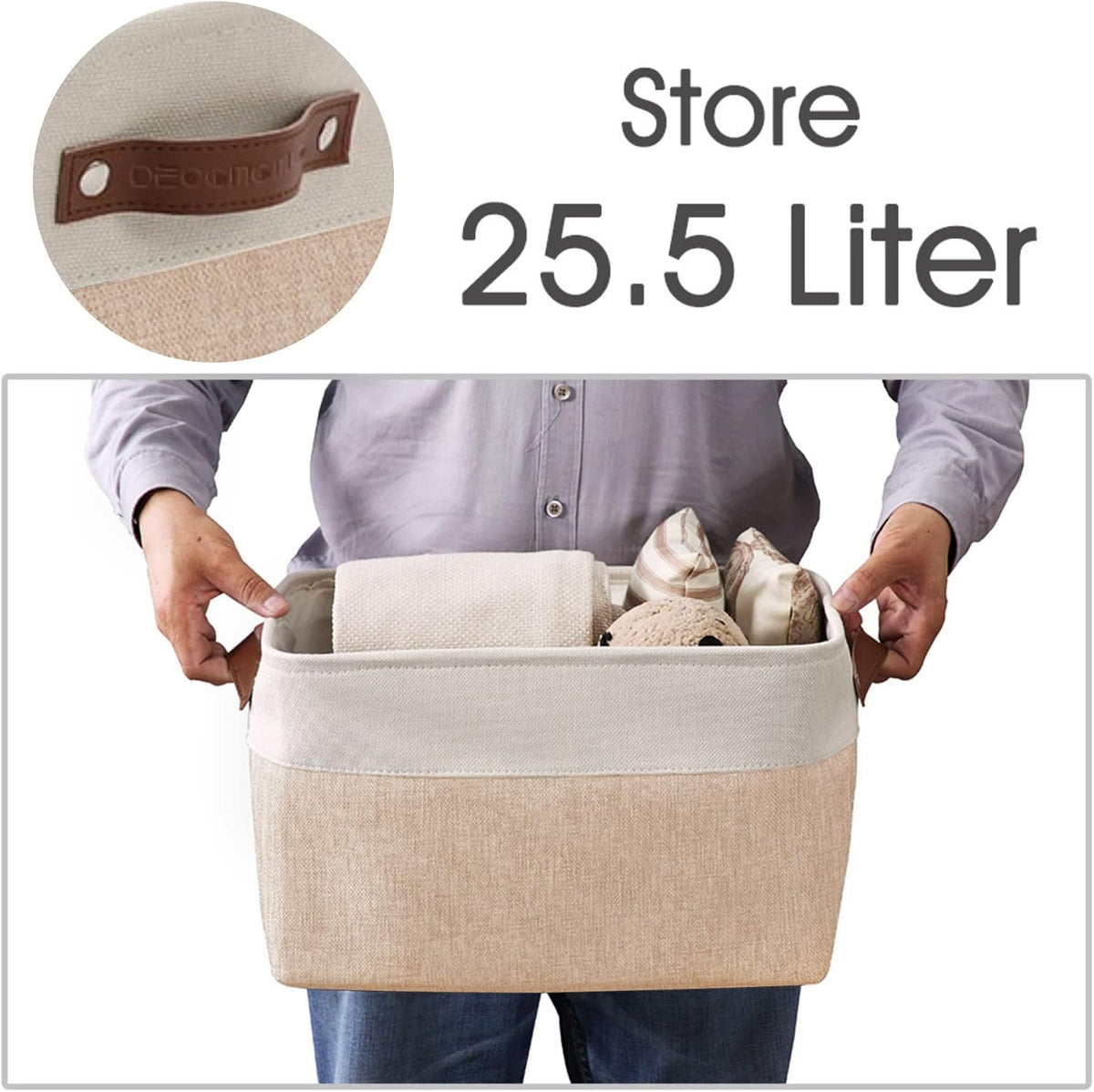 Small Storage Basket, Closet Storage Bins
