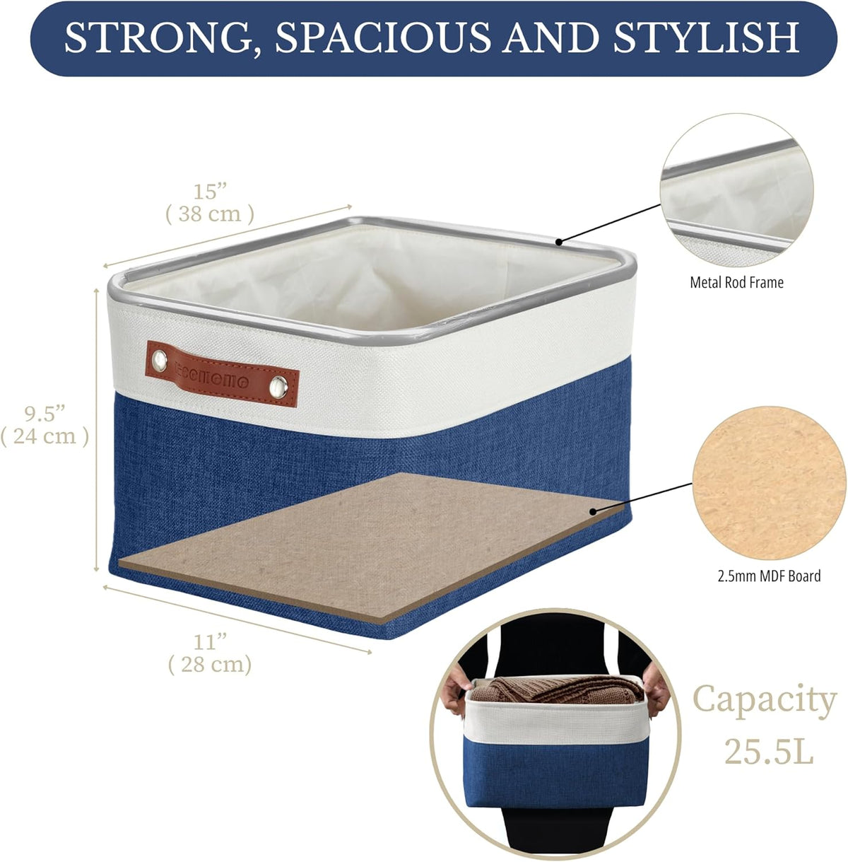 Small Storage Basket, Closet Storage Bins