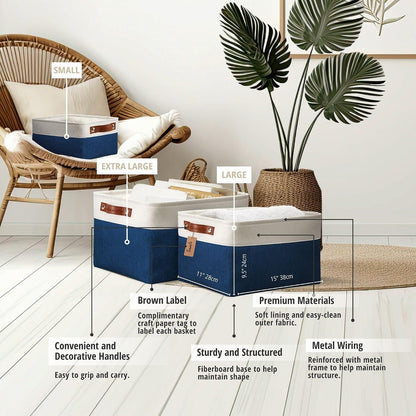 Small Storage Basket, Closet Storage Bins