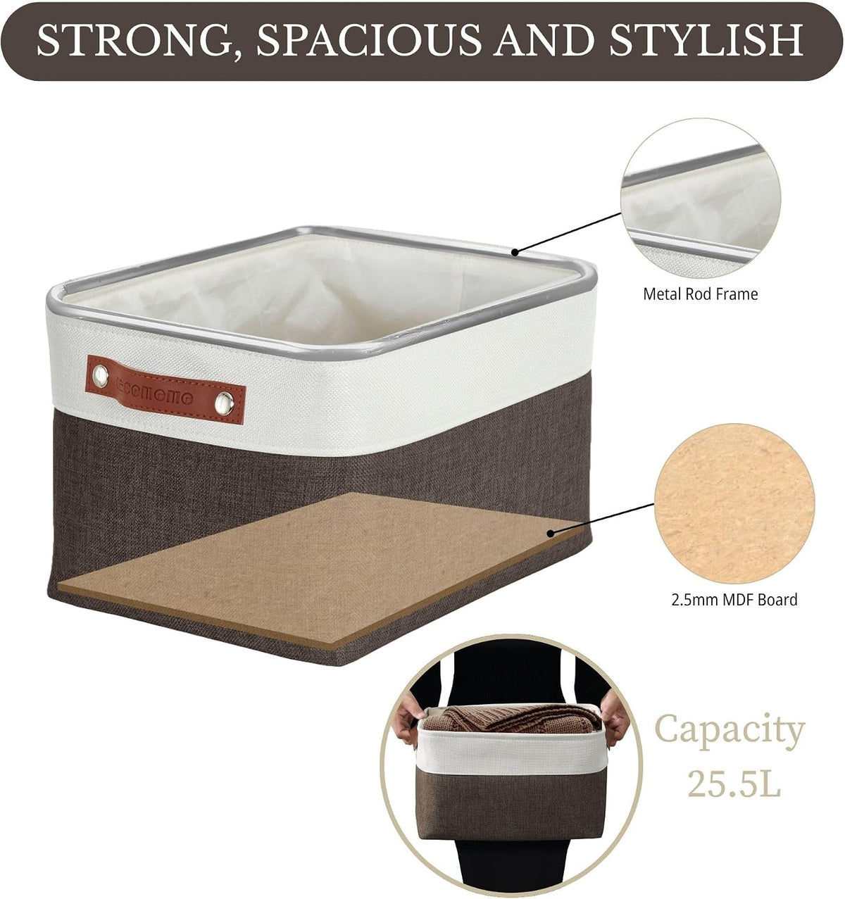 Small Storage Basket, Closet Storage Bins