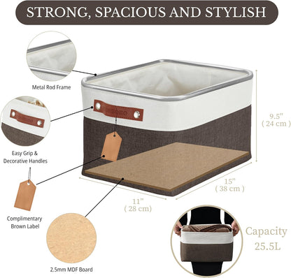 Small Storage Basket, Closet Storage Bins