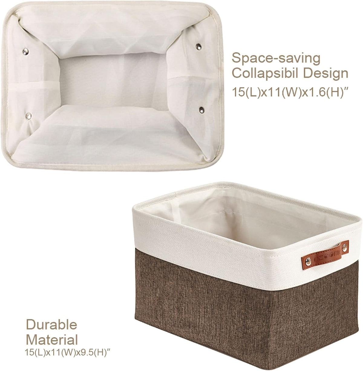 Small Storage Basket, Closet Storage Bins