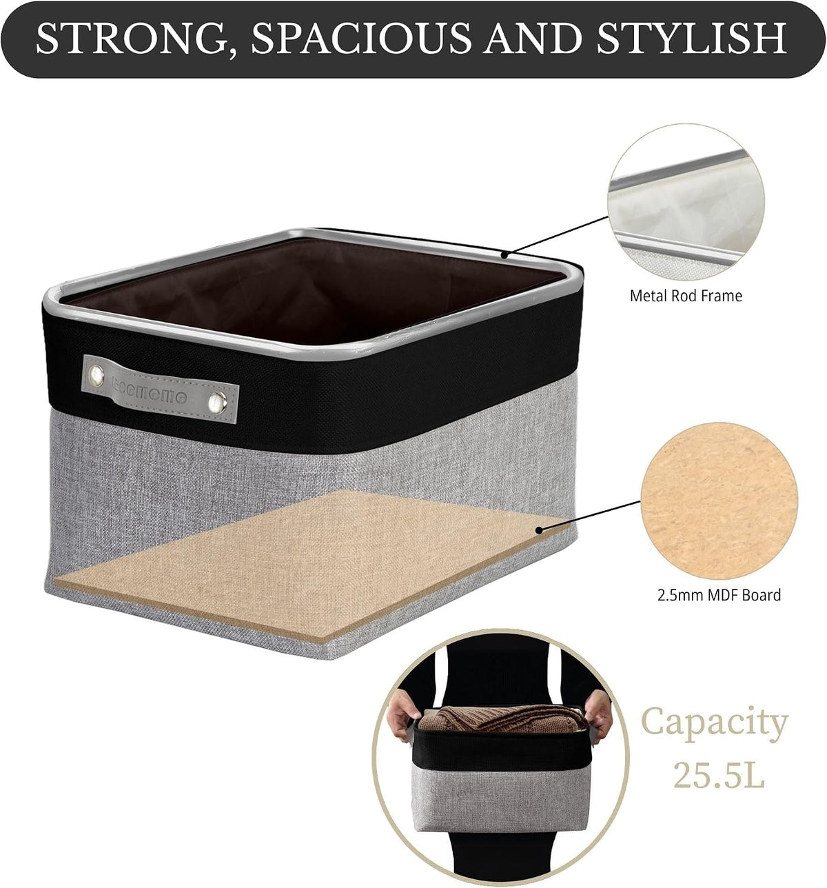 Small Storage Basket, Closet Storage Bins