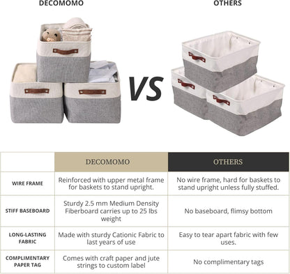 Small Storage Basket, Closet Storage Bins