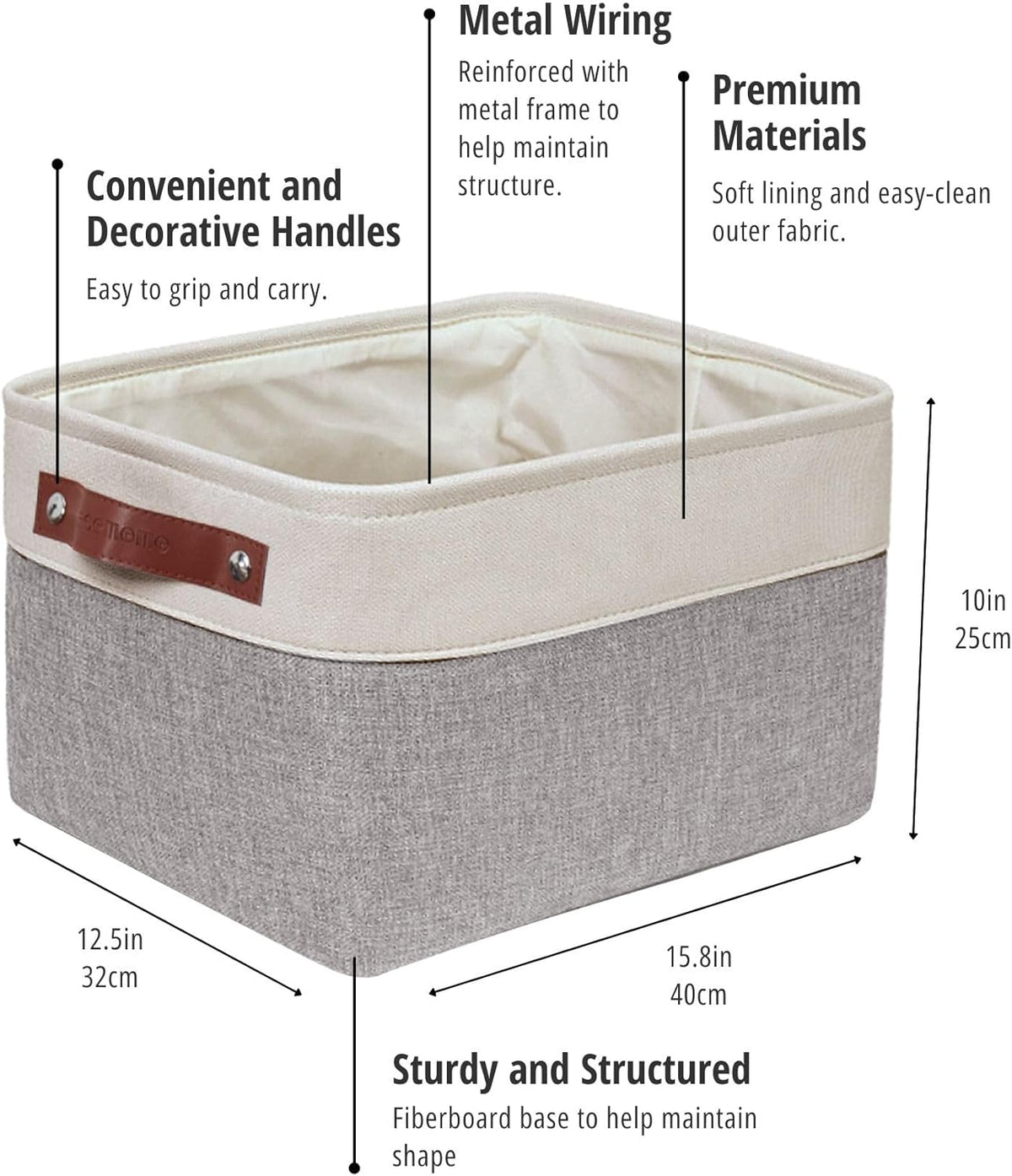 Small Storage Basket, Closet Storage Bins
