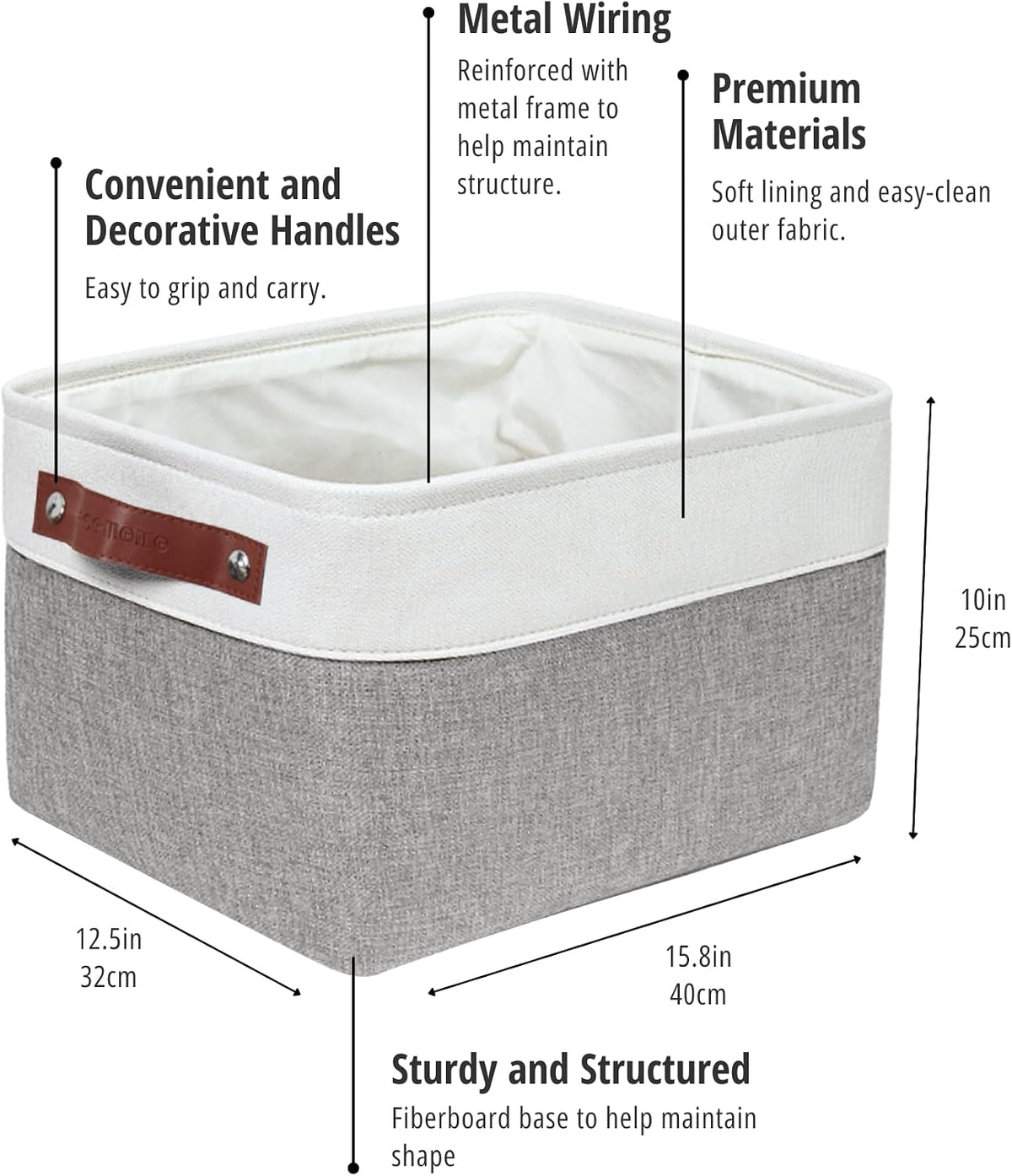 Small Storage Basket, Closet Storage Bins