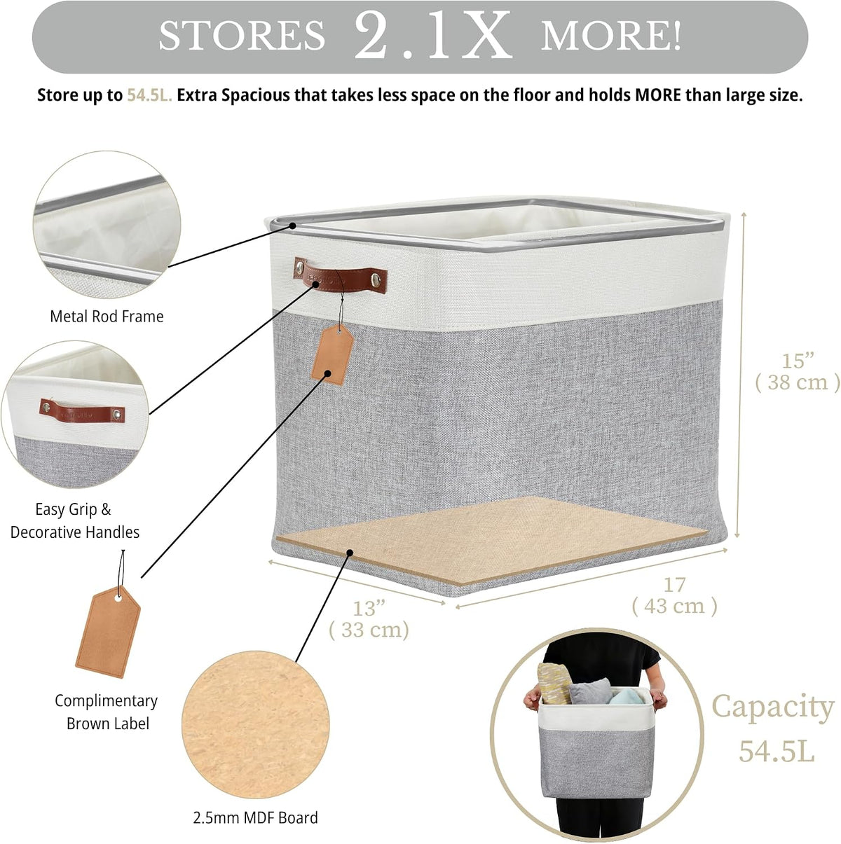 Small Storage Basket, Closet Storage Bins
