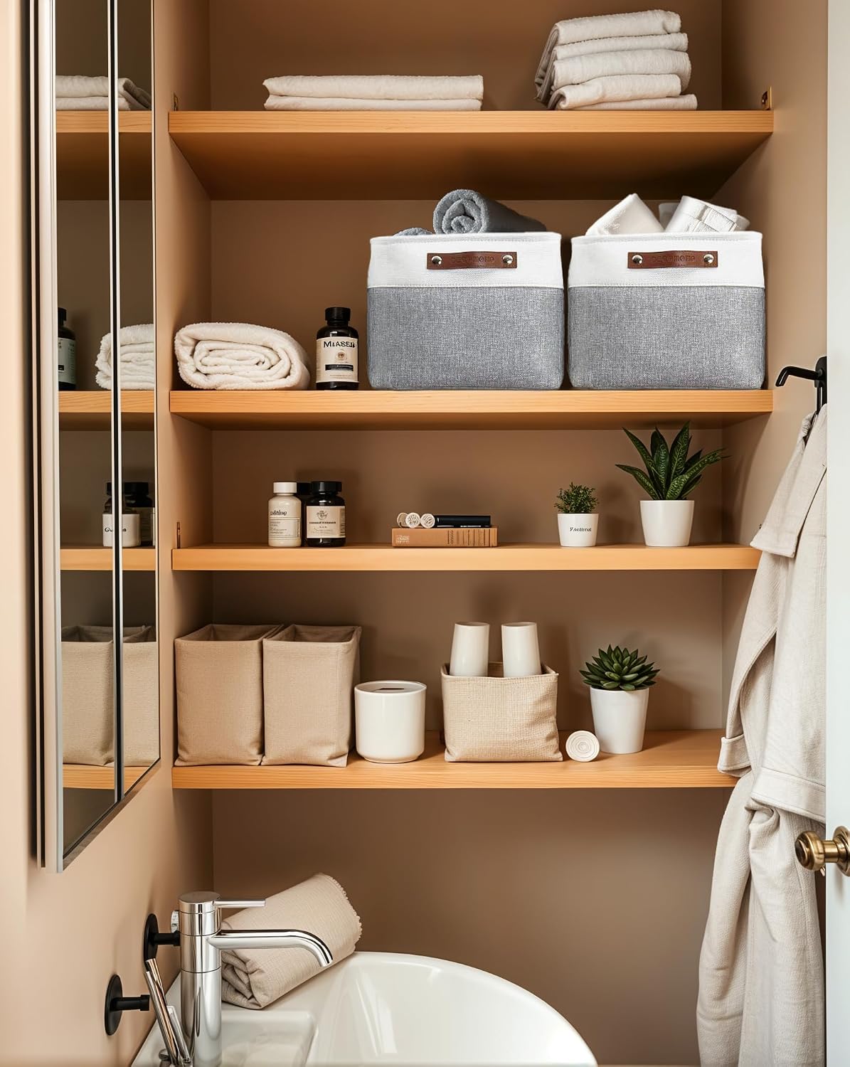 Small Storage Basket, Closet Storage Bins