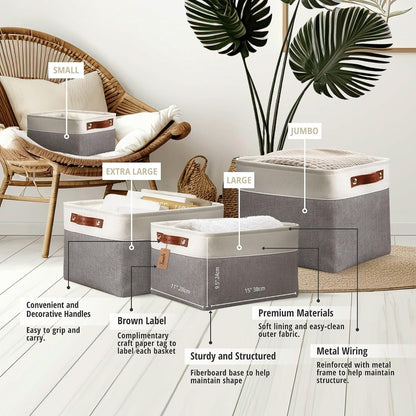 Small Storage Basket, Closet Storage Bins
