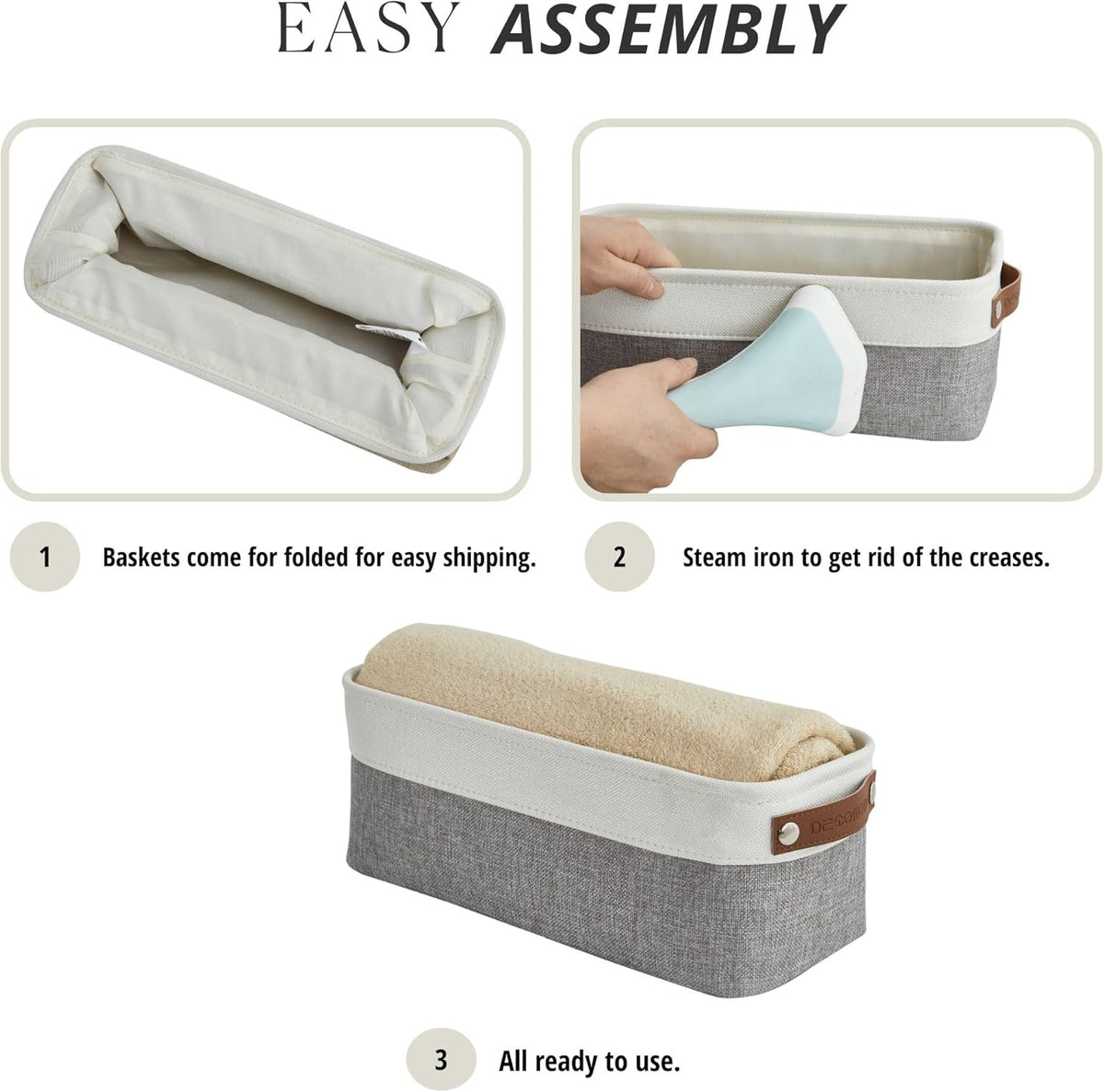 Small Storage Basket, Closet Storage Bins