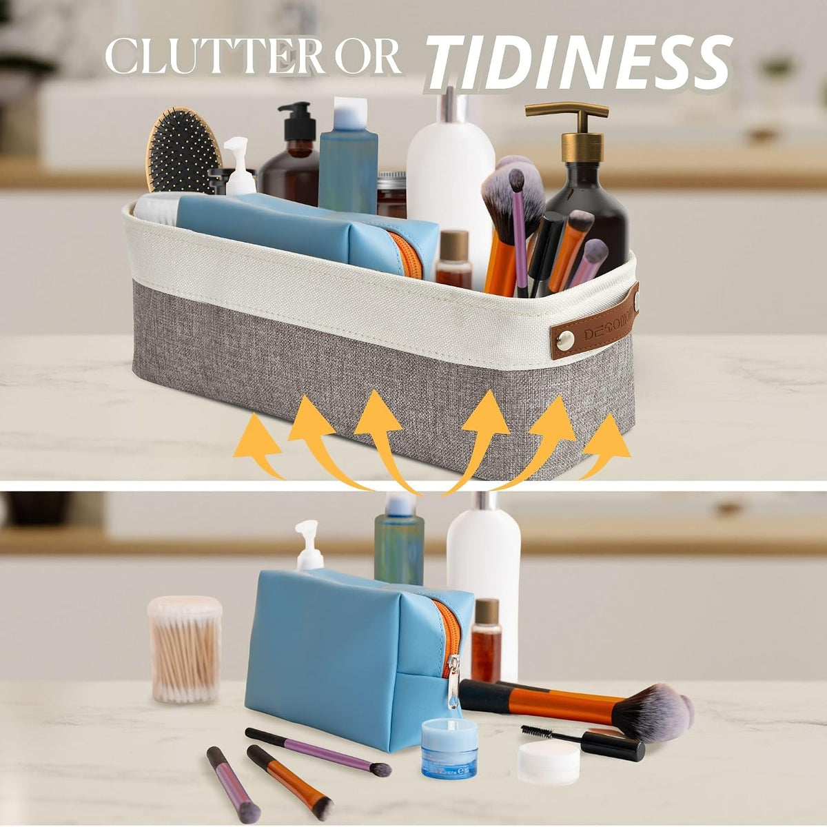 Small Storage Basket, Closet Storage Bins