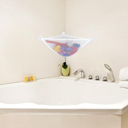 Baby Bath Toy Mesh Bag with Suction Cup Organizer for Shower