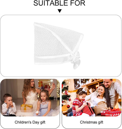 Baby Bath Toy Mesh Bag with Suction Cup Organizer for Shower