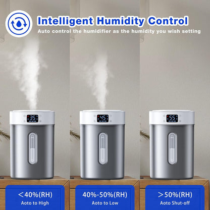 Stainless Steel Humidifiers for Bedroom,Large Room,Baby Nursery,Plants,Home
