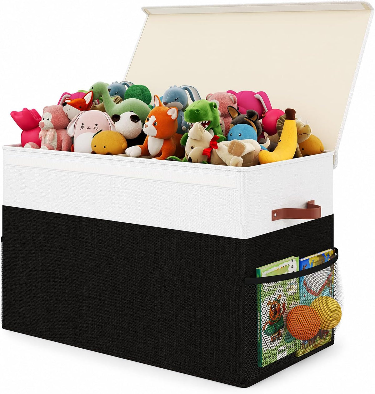 Large Toy Storage Box with Lid, Toy Chest Organizer Bin for Kids
