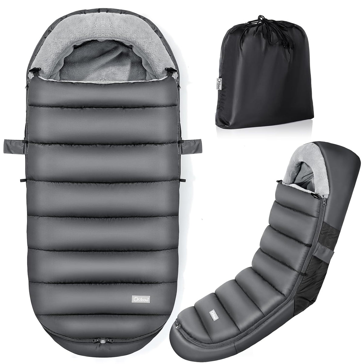 Stroller Footmuff, Universal, Weather-Proof Baby Bunting Bag, Warm Blanket