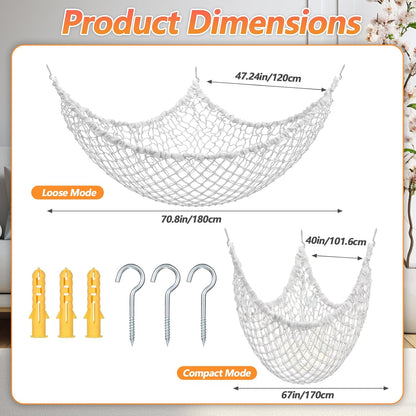 Stuffed Animal Hammock Corner Large Stuffed Animal Net