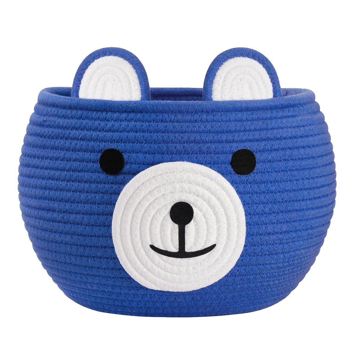 Baby Basket for Gifts Empty, Cute Bear Design, Light Brown