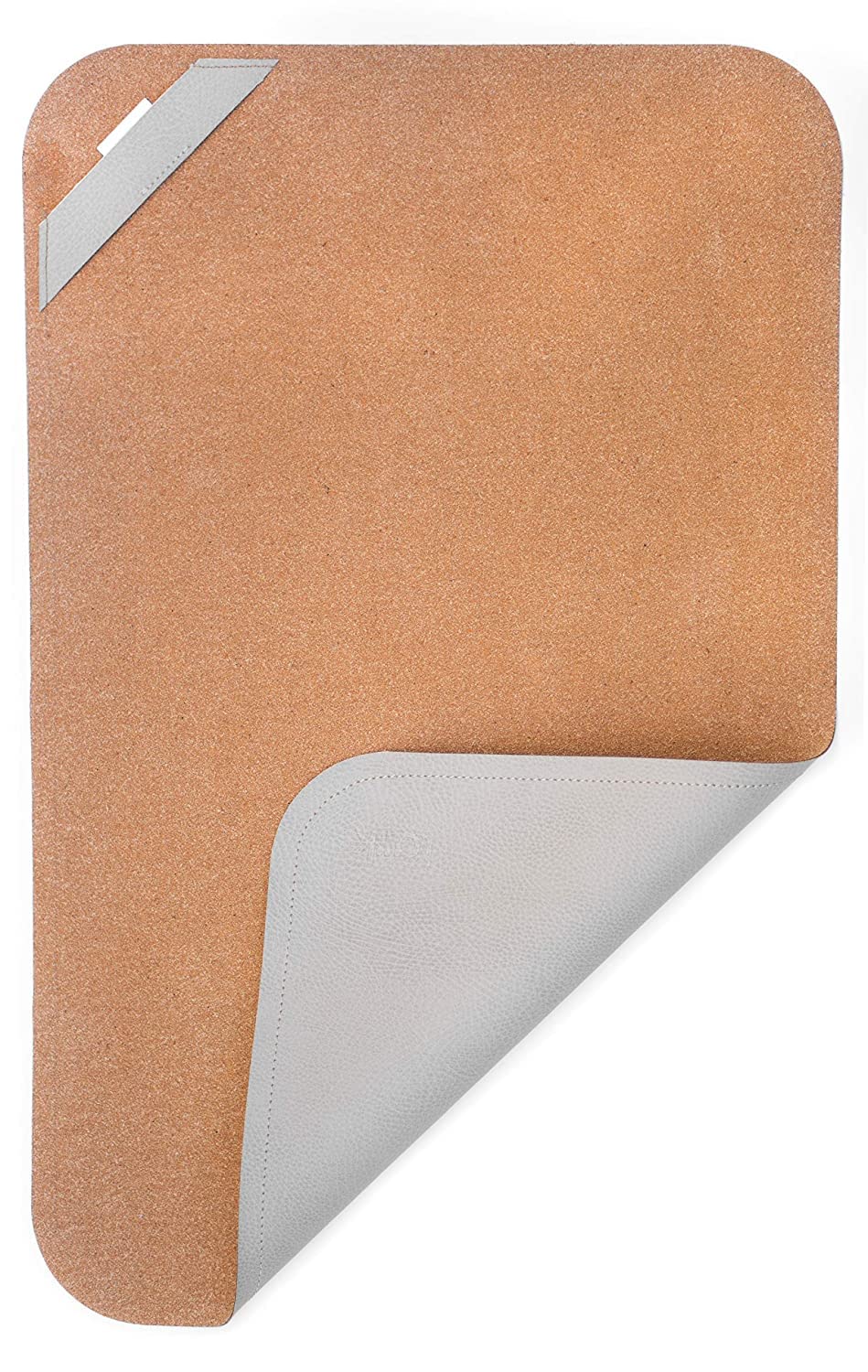Vegan Leather Baby Changing Mat - Waterproof Wipeable Portable Diaper Pad - Foldable for Travel (14 x 22 in) - Brown