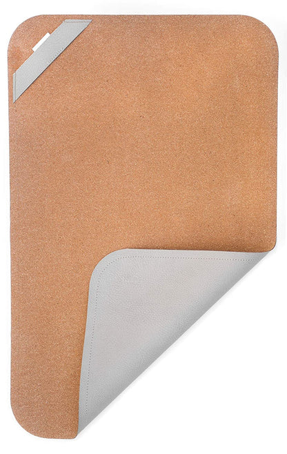 Vegan Leather Baby Changing Mat - Waterproof Wipeable Portable Diaper Pad - Foldable for Travel (14 x 22 in) - Brown