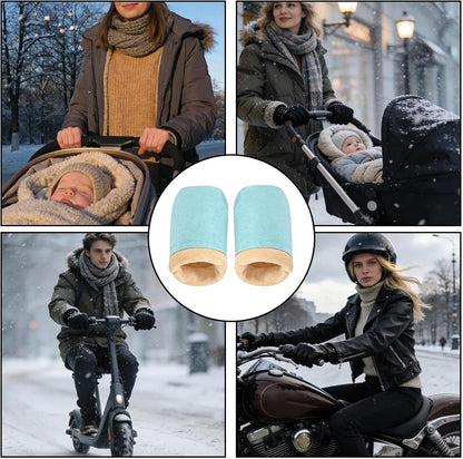 Stroller Footmuff Windproof Fleece Stroller Accessories Stroller Gloves for Parents Caregivers Women Outdoor Walking Travel