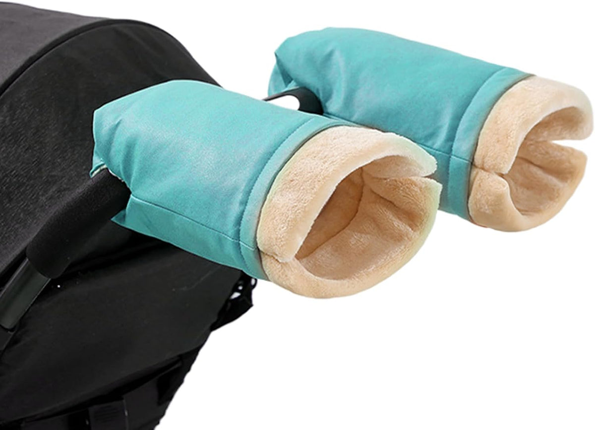 Stroller Footmuff Windproof Fleece Stroller Accessories Stroller Gloves for Parents Caregivers Women Outdoor Walking Travel