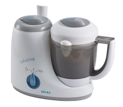 BEABA Babycook Original, 5-in-1 Baby Food Maker: Steam Cook, Blend, Reheat, Defrost, Strerilize. Large 27 oz capacity, The Global Leader in Baby Food Processors