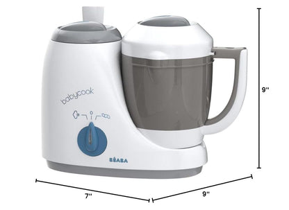 BEABA Babycook Original, 5-in-1 Baby Food Maker: Steam Cook, Blend, Reheat, Defrost, Strerilize. Large 27 oz capacity, The Global Leader in Baby Food Processors