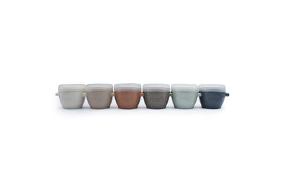 Snap & Go Baby Food Storage Containers | 8 Pack 4 oz, Stackable Freezer Containers with Airtight Lids, BPA-Free, Microwave Safe, Reusable Snack Cups for Meal Prep & On-the-Go