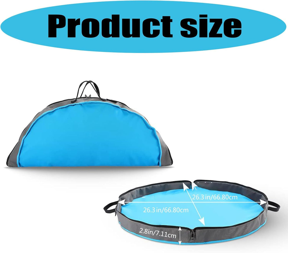 Foldable Building Mat with Storage Bag Portable Designs for Indoor Outdoor Activities