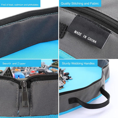 Foldable Building Mat with Storage Bag Portable Designs for Indoor Outdoor Activities