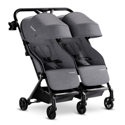 Lithe Double Stroller, Lightweight Side by Side, Infant & Toddler