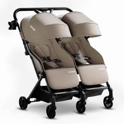 Lithe Double Stroller, Lightweight Side by Side, Infant & Toddler