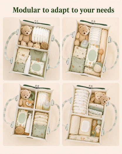 Baby Diaper Caddy Organizer for Diapers and Newborn Essentials